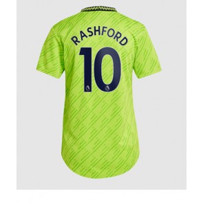 Manchester United Marcus Rashford #10 Tredje Tröja Dam 2022-23 Korta ärmar